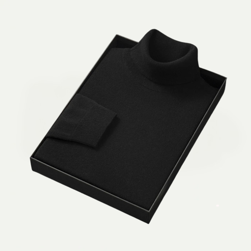 Klassischer Rollkragenpullover