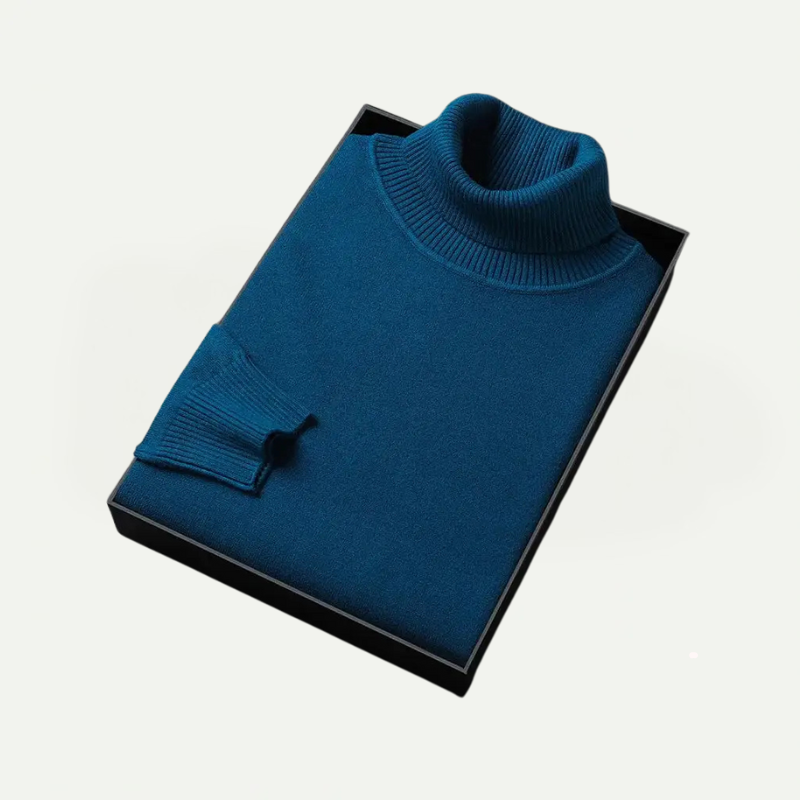 Klassischer Rollkragenpullover