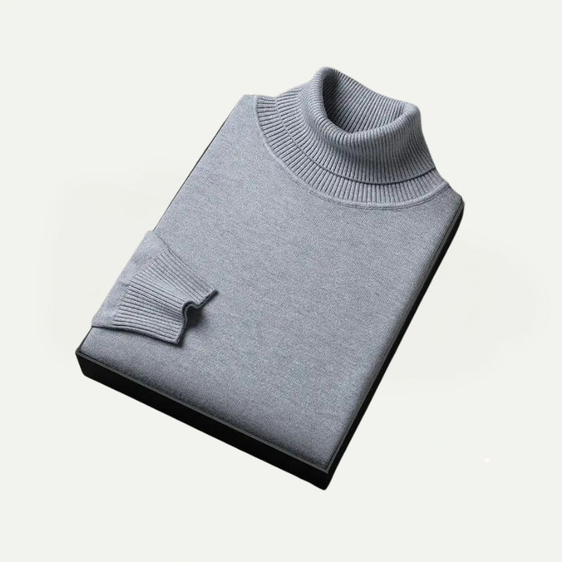 Klassischer Rollkragenpullover