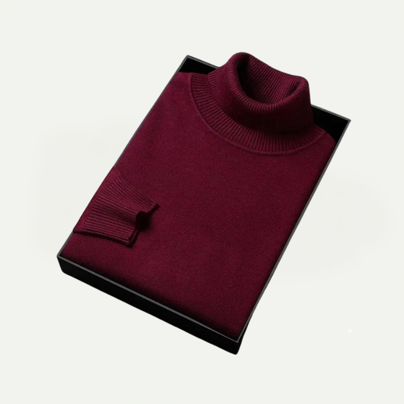 Klassischer Rollkragenpullover