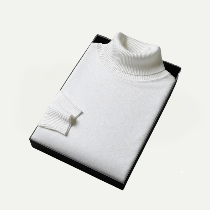 Klassischer Rollkragenpullover