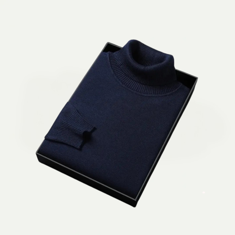Klassischer Rollkragenpullover