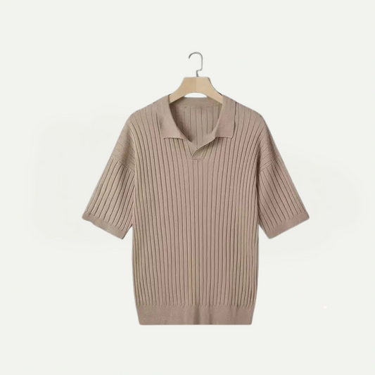 Gestricktes Poloshirt