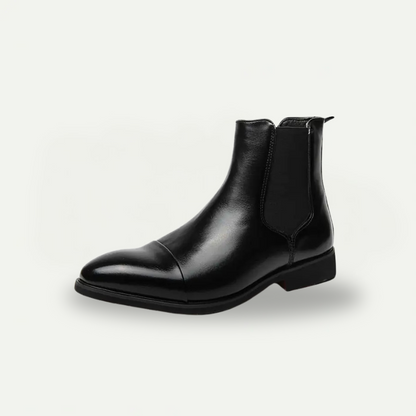Chelsea-Stiefel mit roter Sohle